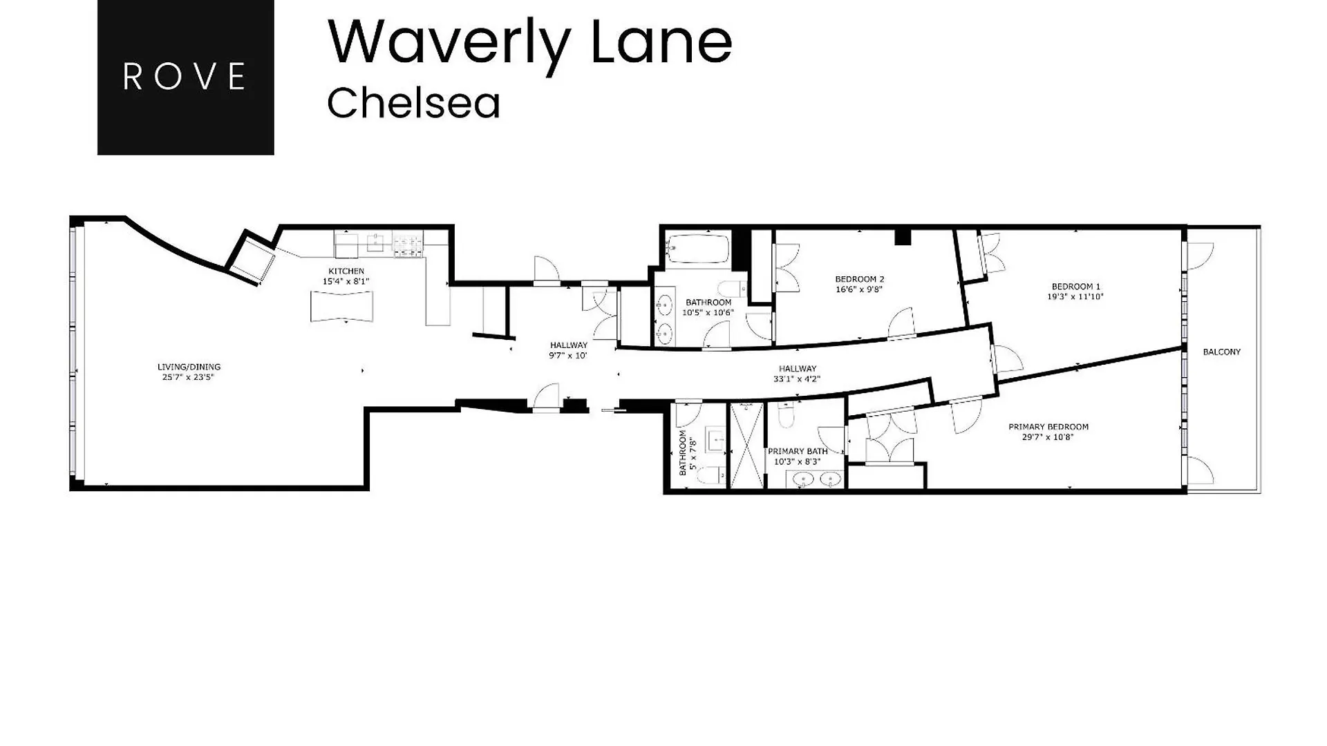 公寓 Waverly Lane By Rove Travel 3 Bedroom Chelsea Apt 纽约